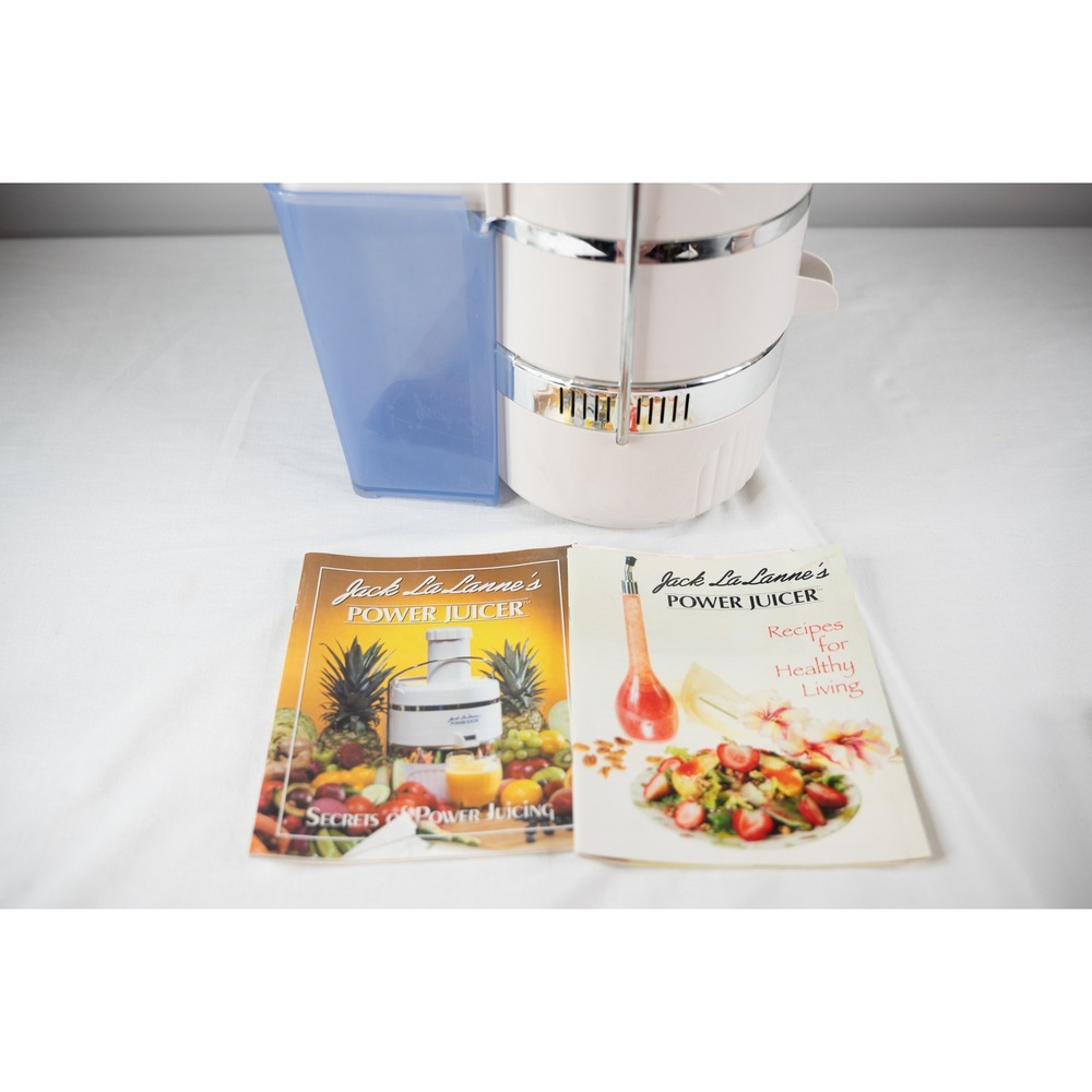 Jack LaLanne Power Juicer MT-1000 White Centrifugal Juicer Excellent Condition - Picture 4 of 6